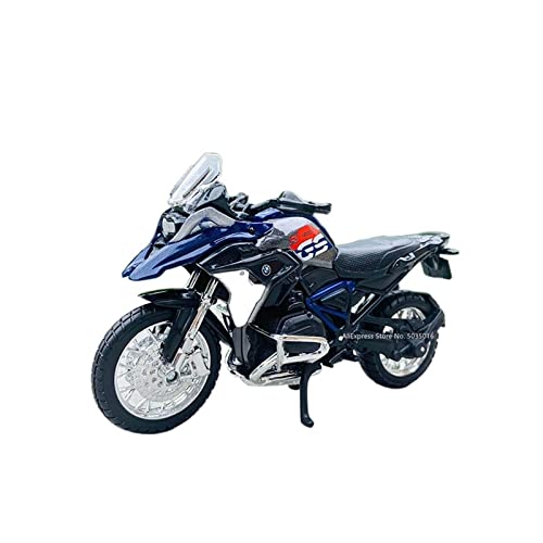 YSAEDATY 1:18 BMW R1200GS Silvardo Original Autorisiertes Simulations-Motorradmodell Aus Legierung von YSAEDATY