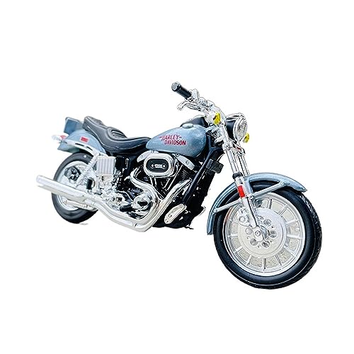 YSAEDATY 1:18 Harley-Davidson Motorrad 1977 FXS Low Rider Modell Alu-Motorradmodell von YSAEDATY