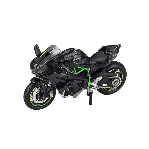 YSAEDATY 1:18 Kawasaki Ninja H2R Legierung Sport Motorrad Modell Druckguss Metall Rennmotorrad von YSAEDATY