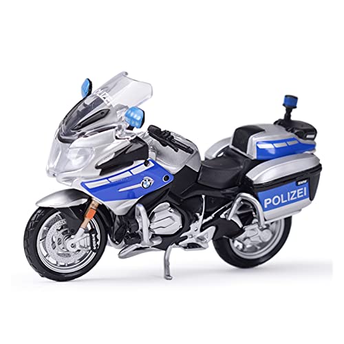 YSAEDATY 1:18 R1200 RT UK Police Die Cast Vehicles Collectible Motorrad Model Model(B) von YSAEDATY