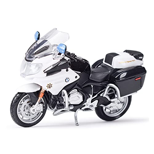 YSAEDATY 1:18 R1200 RT UK Police Die Cast Vehicles Collectible Motorrad Model Model von YSAEDATY