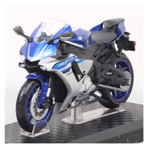 YSAEDATY Maßstab 1:12 2018 Yamaha YZF-R1 Road Rider Motorradmodell Druckguss Spielzeugauto Supersportmotorrad YSAEDATY Maßstab 1:12 2018 Yamaha YZF-R1 Road Rider Motorradmodell Druckguss Spielzeugauto Supersportmotorrad von YSAEDATY