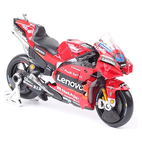 YSAEDATY Maßstab 1:18 2021 Ducati Desmosedici GP21 Nr. 43 Jack Miller Nr. 63 Francesco Bagnaia Motorrad von YSAEDATY