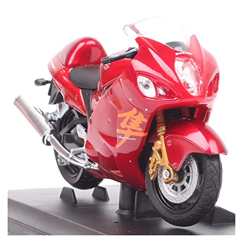 YSAEDATY Maßstab 1:18 Suzuki GSX1300R GSX Hayabusa Motorradmodell Druckguss Und Spielzeugauto von YSAEDATY