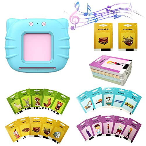 1 Stück sprechendes Flash-Karten-Lernspielzeug mit 112 doppelseitigen Karten, 224 Wörtern, pädagogisches Sound-Spielzeug für Vorschulkinder im Alter von 1-6 Jahren, Erleuchtungs-Musikkartenhersteller 1 Stück sprechendes Flash-Karten-Lernspielzeug mit 112 doppelseitigen Karten, 224 Wörtern, pädagogisches Sound-Spielzeug für Vorschulkinder im Alter von 1-6 Jahren, Erleuchtungs-Musikkartenhersteller von YSDYY