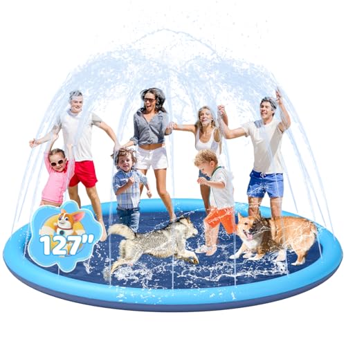 PVC Wasserspras Matte für Hund BLUE127 von YSJILIDE