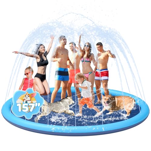 PVC Wasserspras Matte für Hund BLUE157 von YSJILIDE
