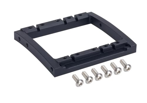 1/10 RC-Servohalterung, LCG-Rahmen-Stoßstangen-Halterungen, Lenkung, Seilwinde, Dual-Servohalterungen für 1/10 RC Rigs Crawler Capra SCX10 II Achse Comp TGH Schienen, LCG Chassis Kit, Upgrade-Teil von YSKMLOLP