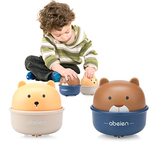 YSSHUI Spielzeugautos, 2er Pack Mini Baby Spielzeugauto Aufziehen Tierspielzeug Fahrzeuge Set Press and Go Geburtstags 1 2 3 4 Jahre alte Jungen, Mädchen von YSSHUI