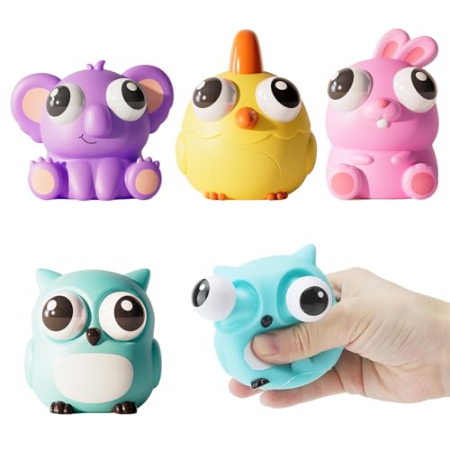 4 Stück Tiere Stress Spielzeug Lustig Augen Out Squeeze Spielzeug Popping Out Eyes Squeeze Spielzeug Squeeze Spielzeug für Erwachsene und Kinder, Mitbringsel Kindergeburtstag gastgeschenke 4 Stück Tiere Stress Spielzeug Lustig Augen Out Squeeze Spielzeug Popping Out Eyes Squeeze Spielzeug Squeeze Spielzeug für Erwachsene und Kinder, Mitbringsel Kindergeburtstag gastgeschenke von YSTJKD