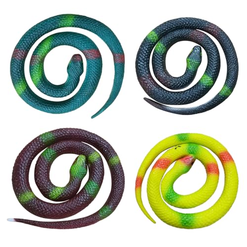 YSTJKD 4 Stück Künstliche Schlange Figur Gummi Schlangen Garten Requisiten Gummischlange Schlange Realistische Realistische Gummi Spielzeug Schlange für Gartenstütze und Witz Streich Geschenk YSTJKD 4 Stück Künstliche Schlange Figur Gummi Schlangen Garten Requisiten Gummischlange Schlange Realistische Realistische Gummi Spielzeug Schlange für Gartenstütze und Witz Streich Geschenk von YSTJKD