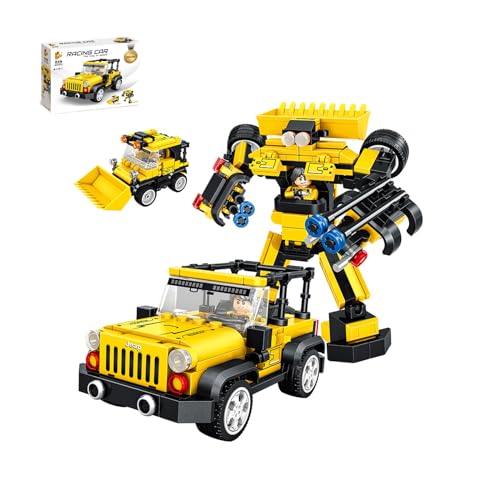 YSTP 3 in 1 Technic Schwerlast Bulldozer Bausätze Spielzeug Planierraupe zum Bauen, Klemmbausteine Auto Bauset, Gebäude Baukästen Modellauto,Geländewagen Spielzeug Roboter Geschenke für Jungs Mädchen YSTP 3 in 1 Technic Schwerlast Bulldozer Bausätze Spielzeug Planierraupe zum Bauen, Klemmbausteine Auto Bauset, Gebäude Baukästen Modellauto,Geländewagen Spielzeug Roboter Geschenke für Jungs Mädchen von YSTP