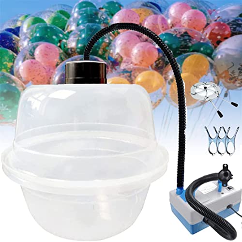 YSWBP Ballonfüllwerkzeug-Set, Ballonfüllmaschine, Ballonexpander zum Füllen von Plüschtieren, Geschenkverpackungsmaschine mit elektrischer Ballonpumpe, weiß von YSWBP