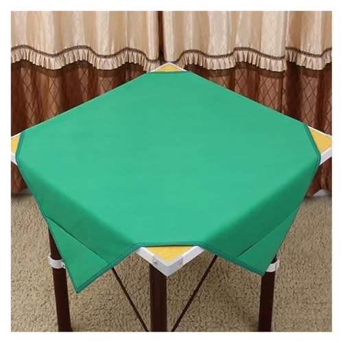 YShiuoL Mahjong-Matte 95 cm oder 115 Dicke Tischdecke Party Mahjong Reduzieren Sie die Lärmmatte Tischmatte Matte quadratische Form(Green,95X95cm) von YShiuoL