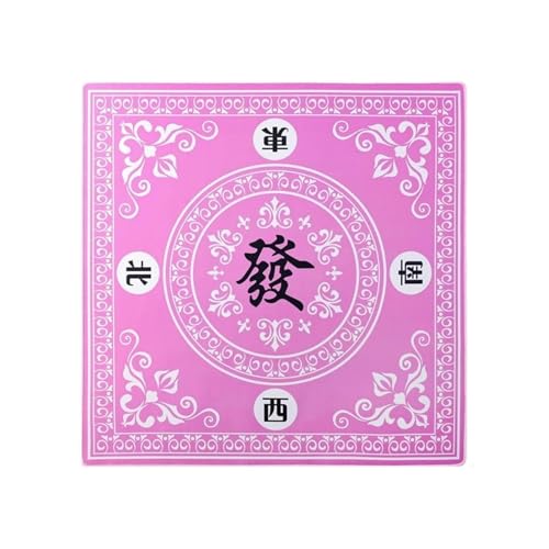 YShiuoL Mahjong-Matte Spielmatte for Tisch, 68,6 x 68,6 cm, rutschfeste Mahjong-Tischdecken, Brettspiel-Tischmatte, Würfelspiel-Tischdecke, Mahjong-Zubehör(Color 3) von YShiuoL