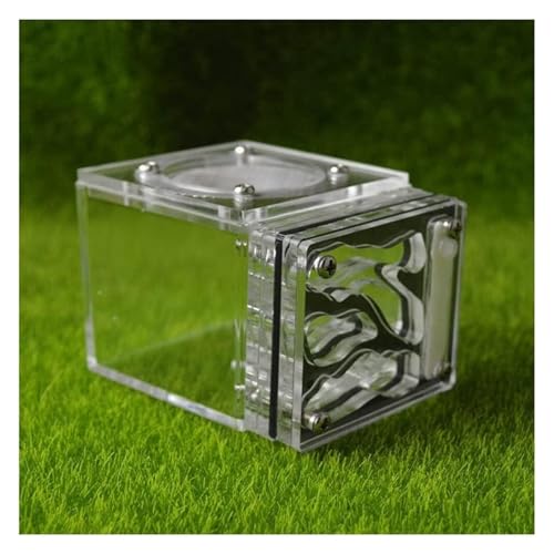 YTBHSHXZ, Ameisenfarm Nest Platz Ameisenfarm Acryl Ameisenburg Klar Handgefertigt Ameisenlebensraum Einzigartige Pädagogische Ameisenkolonie Ökosystem Ameisenhaus(Black) von YTBHSHXZ