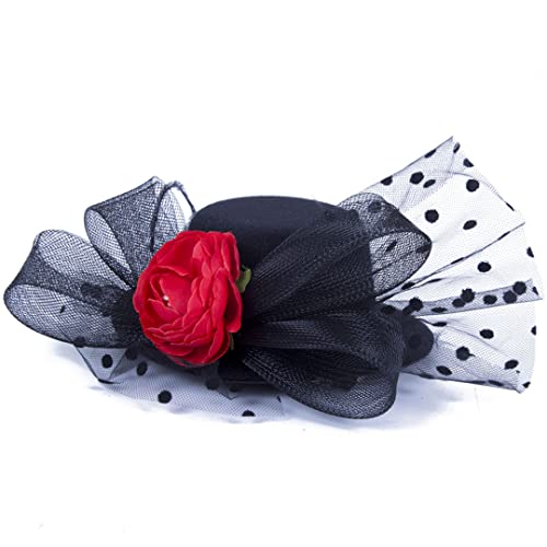 YTBHSHXZ， Frauen Hochzeit Fascinator Solide Feder Haar Zubehör Haar Clips Hoop Mesh Schleier Haarnadeln(MULTI) von YTBHSHXZ