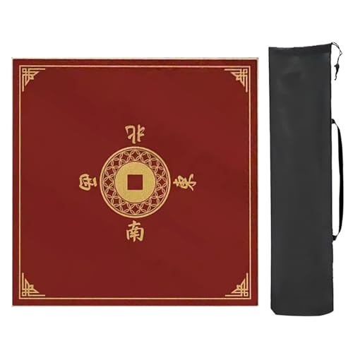 YTBHSHXZ Anti-Rutsch-Matte, Mahjong-Tischmatte mit Rand, quadratische Mahjong-Matte, leicht zu reinigen, (Stil 1,80 x 80 cm) von YTBHSHXZ