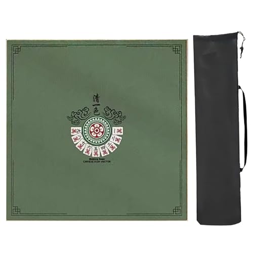 YTBHSHXZ Anti-Rutsch-Matte, Mahjong-Tischmatte mit Rand, quadratische Mahjong-Matte, leicht zu reinigen, (Stil 2,80 x 80 cm) von YTBHSHXZ