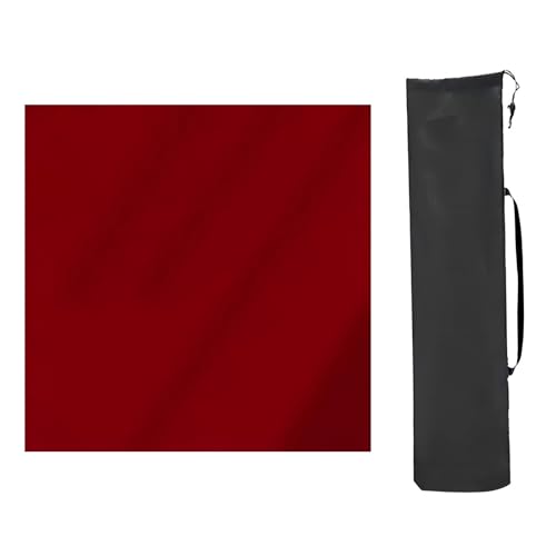 YTBHSHXZ Anti-Rutsch-Matte, rutschfeste Rauschunterdrückung, Tischmatte, für Mahjong-Spiele mit Freunden, Rot 1,90 x 90 cm von YTBHSHXZ