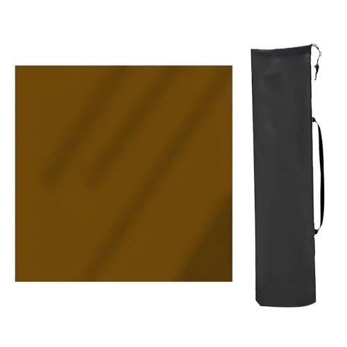 YTBHSHXZ Anti-Rutsch-Matte, rutschfeste Rauschunterdrückung, Tischmatte, zum Spielen von Mahjong-Spielen mit Freunden, (Bruine, 70 x 70 cm) von YTBHSHXZ