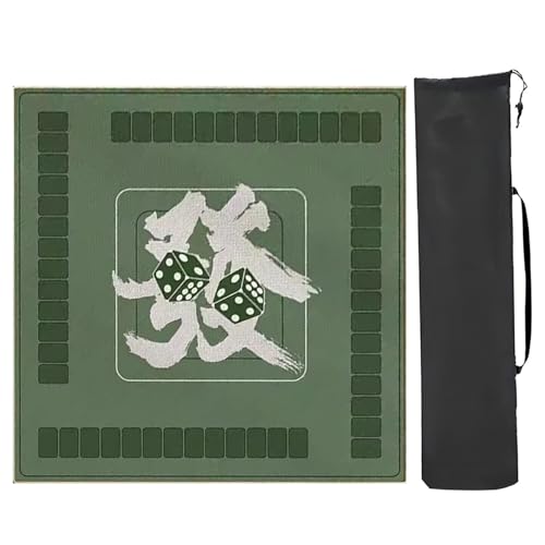 YTBHSHXZ Anti-Rutsch-Matte, verdicktes Mahjong-Pad, rutschfeste Geräuschreduzierung, Mahjong-Spielmatte für Tischspiele (Stil 113 x 60 cm) von YTBHSHXZ