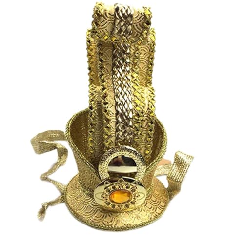 YTDJJWLS Antike Kostüme Requisiten Hochzeitskleider Hüte Herren Kronen Haarschmuck Kopfbedeckung, Gelb, Groß YTDJJWLS Antike Kostüme Requisiten Hochzeitskleider Hüte Herren Kronen Haarschmuck Kopfbedeckung, Gelb, Groß von YTDJJWLS
