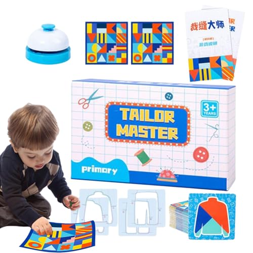 Formen-Lernspielzeug, Farb-Formsortierer - Form-Farberkennungs-Herausforderungsspiel | Farbanpassungsspiel zum Zeichnen für Kinder, enthält 40 Karten für Kinder, 2 Spieler, Hand-Auge-Koordination Formen-Lernspielzeug, Farb-Formsortierer - Form-Farberkennungs-Herausforderungsspiel | Farbanpassungsspiel zum Zeichnen für Kinder, enthält 40 Karten für Kinder, 2 Spieler, Hand-Auge-Koordination von YTGOCN