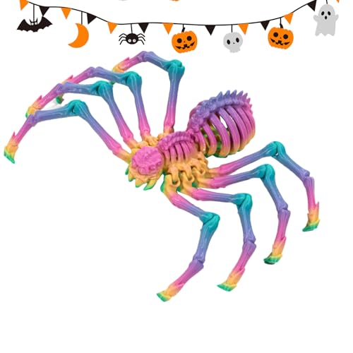 Gelenkspinne, Spinnen-Zappelspielzeug - 3D-gedruckte Spinnenspielzeuge mit beweglichen Gelenken | 3D bewegliche Spinne Erwachsene Fidget Toys Mystery Spider Halloween Dekorationen Gelenkspinne, Spinnen-Zappelspielzeug - 3D-gedruckte Spinnenspielzeuge mit beweglichen Gelenken | 3D bewegliche Spinne Erwachsene Fidget Toys Mystery Spider Halloween Dekorationen von YTGOCN