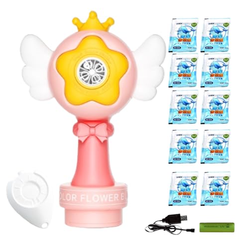 Kinder Seifenblasenmaschine, Blasenspielzeug, Mit LED-Lichtern Wiederaufladbarem Akku Schaumspender Für Badewanne Pool Sensorik Garten Hochzeit Geburtstag Fest Rasen Gartenbereich Kinder Seifenblasenmaschine, Blasenspielzeug, Mit LED-Lichtern Wiederaufladbarem Akku Schaumspender Für Badewanne Pool Sensorik Garten Hochzeit Geburtstag Fest Rasen Gartenbereich von YTGOCN