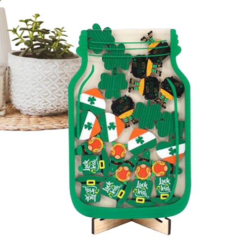 YTGOCN Belohnungsglas Aus Für Kinder,Classroom Tools Belohnungsglas-Verhaltensmanagement Für Kindertraining,elohnungsglas Aus - Kleeblatt-Belohnungstabellenglas von YTGOCN