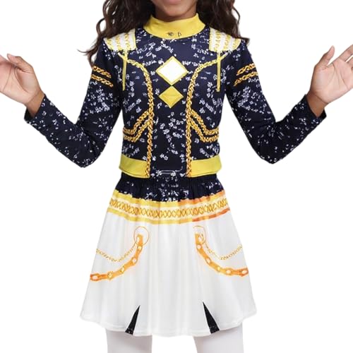 YTGOCN Kinderkostüme Für Mädchen,Tanzkleidung | Verkleidung Langarm Top Shorts Für Familienfeier Cosplay Festival Maskerade Bühnenauftritt von YTGOCN