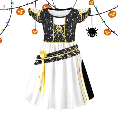 YTGOCN Mädchen Cosplay Kostüme - Halloween Party Rollenspiel | Animationsfilm Cosplay Kostüme Für 3-12 Jahre Mädchen Bühnenaufführung Festtag Feier Karneval Schulfest von YTGOCN