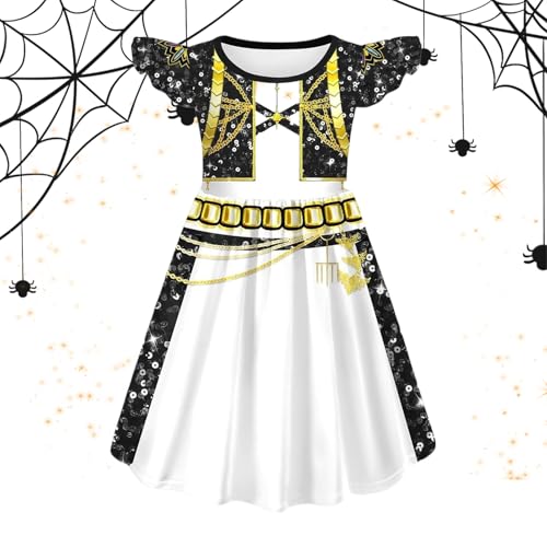 YTGOCN Mädchen Cosplay Kostüme - Halloween Party Rollenspiel | Animationsfilm Cosplay Kostüme Für 3-12 Jahre Mädchen Bühnenaufführung Party Festliche Feier Karneval Schulfest von YTGOCN