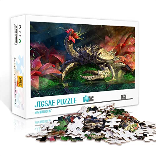 1000 Teile Mini-Puzzle für Erwachsene Krabbe Klassisches Puzzle DIY Spielzeuggeschenk Klassisches Spielpuzzle (38 x 26 cm Kartonpuzzle) Puzzles für Erwachsene und Kinder von YTLIUYUANDE