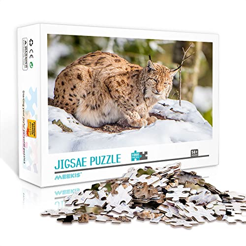 1000 Teile Mini-Puzzle für Erwachsene Lynx Klassisches Puzzle Familienspiel Puzzle DIY Geschenk (Kartonpuzzle 38x26cm) Puzzles für Erwachsene und Kinder von YTLIUYUANDE