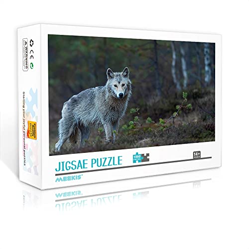 1000 Teile Minipuzzle für Erwachsene Coyote Klassisches Puzzle Familienherausforderungsspiel Puzzlegeschenk (38 x 26 cm Kartonpuzzle) Puzzles für Erwachsene und Kinder von YTLIUYUANDE