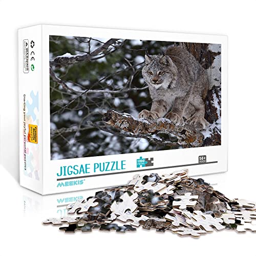 1000 Teile Minipuzzle für Erwachsene Lynx Classic Puzzlespiel Spielzeug Geschenkpuzzle (38x26cm Kartonpuzzle) Puzzles für Erwachsene und Kinder von YTLIUYUANDE