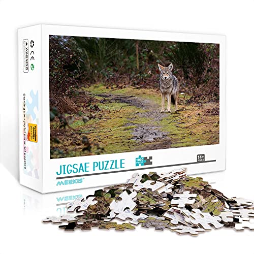 Mini-Puzzle für Erwachsene 1000 Teile Coyote Puzzle-Set Erwachsene und Kinder (Papppuzzle 38x26cm) Puzzles für Erwachsene und Kinder von YTLIUYUANDE