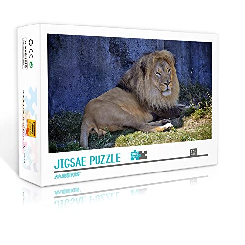 Minipuzzle für Erwachsene 1000 Teile Lion Set Puzzle Familienspiel Spielzeug Dekompressionspuzzle (Papppuzzle 38x26cm) Puzzles für Erwachsene und Kinder von YTLIUYUANDE