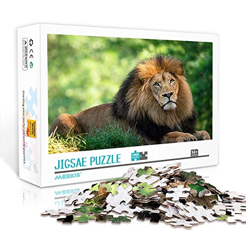 1000 Teile Mini-Puzzle für Erwachsene Löwe Klassisches Puzzle Herausforderndes Spiel DIY-Geschenk (38 x 26 cm Kartonpuzzle) Puzzles für Erwachsene und Kinder von YTLIXIANGN
