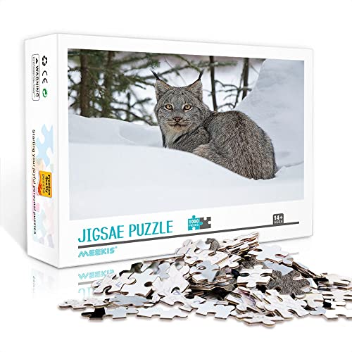 1000 Teile Mini-Puzzle für Erwachsene Lynx Klassisches Puzzle Herausforderung Spiel Unterhaltung Spielzeug Geschenk (Papppuzzle 38 x 26 cm) Puzzles für Erwachsene und Kinder von YTLIXIANGN