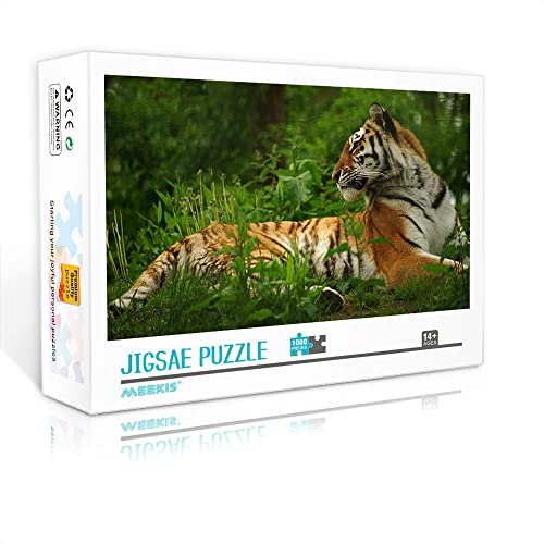 1000 Teile Mini-Puzzle für Erwachsene Tiger Klassisches Puzzle Machen Sie EIN einzigartiges Puzzle-Geschenk (38x26cm-Papppuzzle) Puzzles für Erwachsene und Kinder von YTLIXIANGN