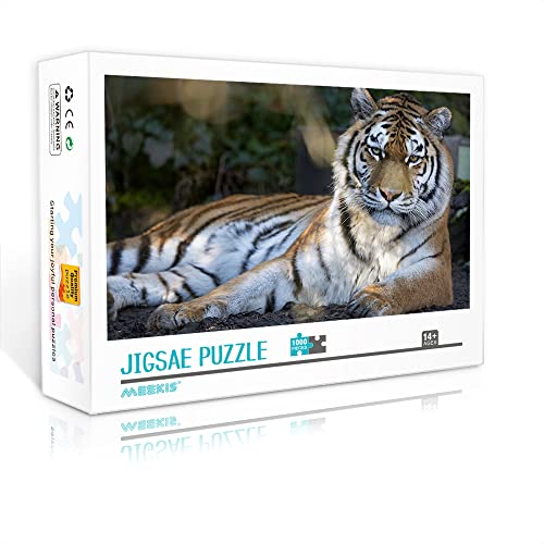 1000 Teile Mini-Puzzle für Erwachsene Tiger Klassisches Puzzle-Spiel Spielzeug-Puzzle (Papppuzzle 38 x 26 cm) Puzzles für Erwachsene und Kinder von YTLIXIANGN