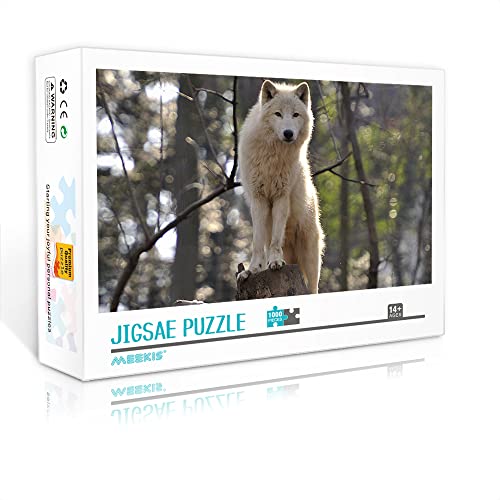 1000 Teile Mini-Puzzle für Erwachsene Wolf Classic Puzzle Herausforderung und Anti-Stress-Spielzeugpuzzle (Papppuzzle 38x26cm) Puzzles für Erwachsene und Kinder von YTLIXIANGN