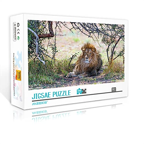 Mini-Puzzle für Erwachsene 1000 Teile Lion Set Puzzle DIY Spielzeug Klassisches Spiel Puzzle (38x26cm Papppuzzle) Puzzles für Erwachsene und Kinder von YTLIXIANGN