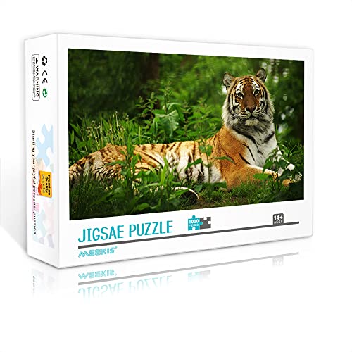 Mini Puzzle für Erwachsene 1000 Teile Tiger Set Puzzle Puzzle DIY Home Entertainment Spielzeug (38x26cm Papppuzzle) Puzzles für Erwachsene und Kinder von YTLIXIANGN