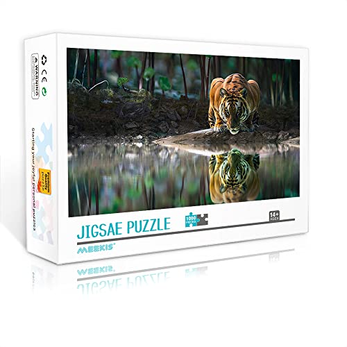 Minipuzzle für Erwachsene 1000 Teile Tiger Set Puzzle Kunstpuzzle herausfordernd (38x26 cm Kartonpuzzle) Puzzle für Erwachsene 1000 Teile von YTLIXIANGN