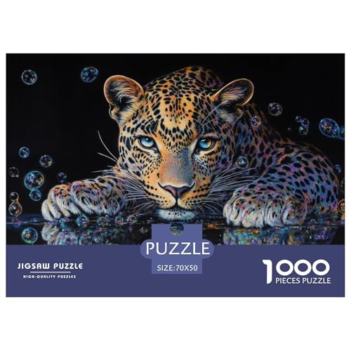 A Leopard with Colored Bubbles Hölzerne Puzzles Wasserfest 1000 Teile DIY- Puzzle Für Erwachsene Bunt Herausfordernde Puzzlespiele A Leopard with Colored Bubbles Hölzerne Puzzles Wasserfest 1000 Teile DIY- Puzzle Für Erwachsene Bunt Herausfordernde Puzzlespiele von YTPONBCSTUG