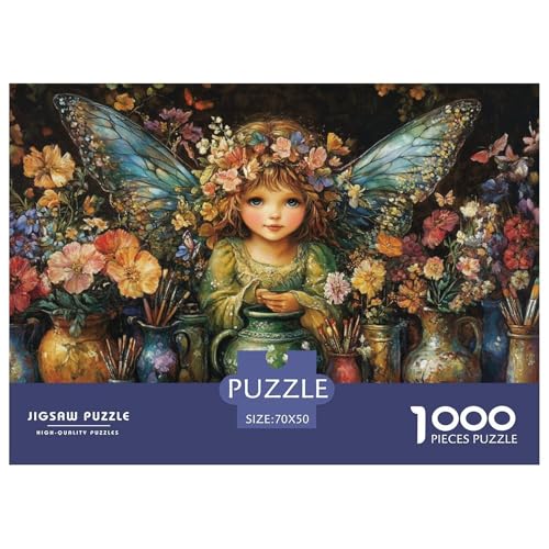 An Adorable Fairy Hölzerne Puzzles Wasserfest 1000-teiliges Puzzle Geschenke Für Erwachsene Spaß Herausfordernde Puzzlespiele​ von YTPONBCSTUG